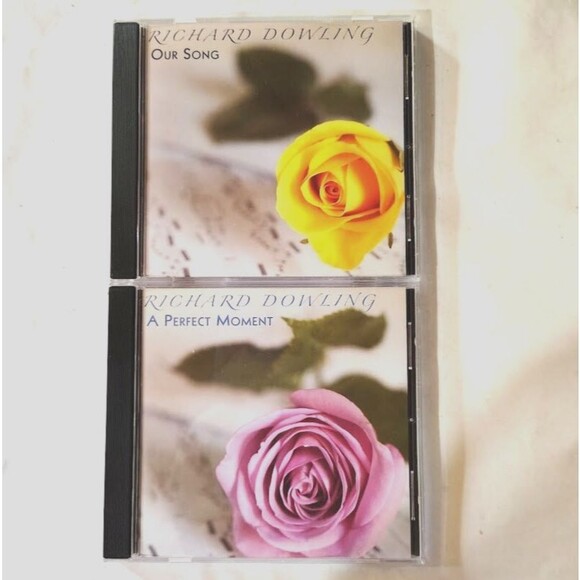 2 CD Lot Richard Dowling A Perfect Moment and Our Song - Picture 1 of 3